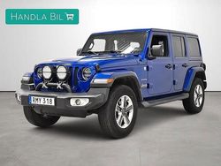 Blå Begagnad 2018 Jeep Wrangler Unlimited Sahara SUV | 379 900 kr