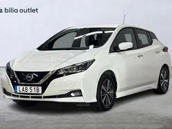 Vit Begagnad 2021 Nissan Leaf N-Connecta Halvkombi | 159 900 kr (Bra pris)