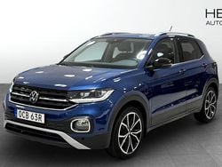 Blå Begagnad 2021 VW T-Cross SUV | 224 900 kr (Marknadspris)