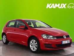 Röd Begagnad 2014 VW Golf VII Halvkombi | 128 800 kr (Marknadspris)