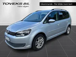 Silver (reflex silver metallic) Begagnad 2013 VW Touran Comfortline Minibuss | 109 000 kr (Dyr)