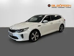Vit (/swp/ snow white pearl) Begagnad 2016 Kia Optima GT-Line Kombi | 169 900 kr (Marknadspris)