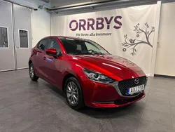 Röd Begagnad 2020 Mazda 2 Vision Halvkombi | 183 800 kr (Marknadspris)