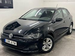 Svart Begagnad 2019 VW Polo Halvkombi | 119 000 kr (Marknadspris)