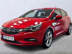 Röd Begagnad 2016 Opel Astra Dynamic Halvkombi | 134 900 kr (Marknadspris)