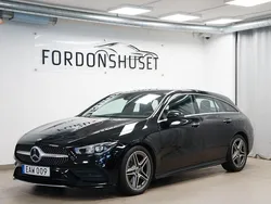 Svart Begagnad 2022 Mercedes CLA200 Shooting Brake AMG line Kombi | 269 000 kr