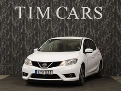 Vit Begagnad 2015 Nissan Pulsar Halvkombi | 99 999 kr (Marknadspris)