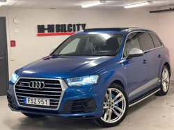 Blå Begagnad 2017 Audi Q7 S-Line SUV | 279 900 kr (Lite dyr)