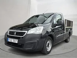 Svart Begagnad 2016 Peugeot Partner Minibuss | 80 000 kr (Marknadspris)