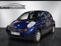 Mörkblå Begagnad 2005 Nissan Micra Halvkombi | 23 800 kr (Marknadspris)