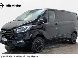 Svart Begagnad 2019 Ford Transit Custom Van | 169 400 kr (Marknadspris)
