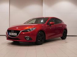 Röd Begagnad 2014 Mazda 3 Halvkombi | 134 800 kr (Marknadspris)