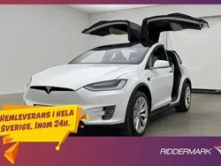 Vit Begagnad 2020 Tesla Model X Long Range SUV | 449 700 kr (Superpris)