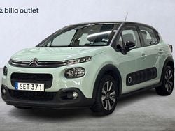 Grön Begagnad 2018 Citroën C3 Feel Halvkombi | 89 900 kr (Marknadspris)