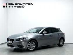 Grå Begagnad 2015 Mazda 3 Inclusive Halvkombi | 119 900 kr (Bra pris)