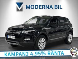Svart Begagnad 2014 Land Rover Range Rover evoque Pure SUV | 169 900 kr (Bra pris)