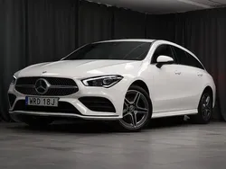 Vit Begagnad 2022 Mercedes CLA250e Shooting Brake AMG Kombi | 299 000 kr (Bra pris)