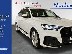 Vit Begagnad 2021 Audi Q7 S-Line SUV | 629 000 kr (Marknadspris)