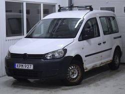 Vit Begagnad 2015 VW Caddy Minibuss | 25 000 kr