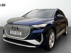 Navarrablå metallic Begagnad 2024 Audi Q4 e-tron S-Line SUV | 564 900 kr (Marknadspris)