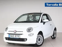 Vit Begagnad 2018 Fiat 500 Lounge Halvkombi | 98 900 kr (Marknadspris)
