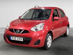 Röd Begagnad 2014 Nissan Micra Halvkombi | 79 900 kr (Marknadspris)