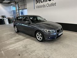 Grå Begagnad 2015 BMW 116 Sport Line Halvkombi | 104 900 kr (Marknadspris)