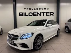 Vit Begagnad 2018 Mercedes C200 AMG Kombi | 309 900 kr (Dyr)