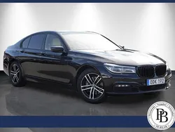 Svart Begagnad 2016 BMW 740 Executive Sedan | 299 900 kr (Bra pris)