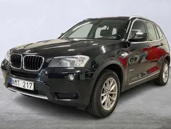 Svart Begagnad 2012 BMW X3 SUV | 104 900 kr (Marknadspris)