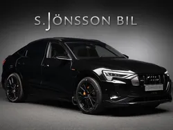 Svart Begagnad 2022 Audi e-tron Sportback Black Edition SUV | 639 000 kr