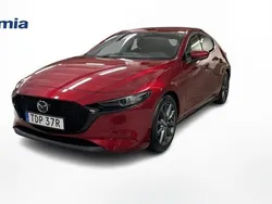Röd Begagnad 2019 Mazda 3 Halvkombi | 209 900 kr (Marknadspris)