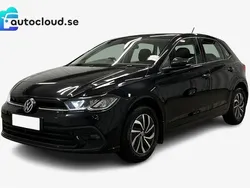 Svart Begagnad 2023 VW Polo Business Halvkombi | 239 800 kr