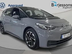 Grå Begagnad 2020 VW ID.3 Pro Performance Halvkombi | 209 000 kr (Bra pris)
