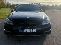 Svart Begagnad 2013 Mercedes C220 AMG Kombi | 73 000 kr (Bra pris)