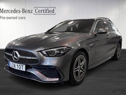Grå (silver) Begagnad 2023 Mercedes C300 AMG line Kombi | 469 000 kr