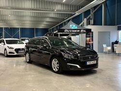 Svart Begagnad 2016 Peugeot 508 Allure Kombi | 124 900 kr (Marknadspris)