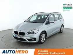 Silver Begagnad 2016 BMW 218 Gran Tourer Advantage Minibuss | 153 000 kr (Lite dyr)