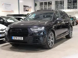 Svart Begagnad 2018 Audi Q7 S-Line SUV | 499 900 kr (Dyr)