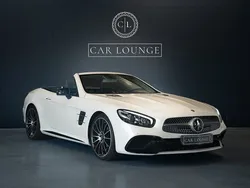 Vit (designo diamantvit metallic) Begagnad 2017 Mercedes SL500 AMG Cab | 849 000 kr