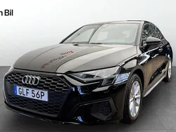 Svart Begagnad 2022 Audi A3 Sportback Proline Halvkombi | 244 000 kr (Marknadspris)