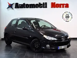 Svart Begagnad 2005 Peugeot 206 Halvkombi | 19 900 kr (Marknadspris)