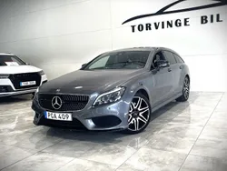 Grå Begagnad 2017 Mercedes CLS350 Shooting Brake AMG Kombi | 269 900 kr (Marknadspris)