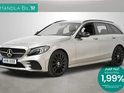 Silver Begagnad 2019 Mercedes C220 AMG Kombi | 299 900 kr (Marknadspris)