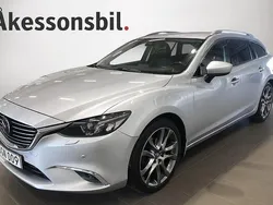 Silver metallic Begagnad 2017 Mazda 6 Optimum Kombi | 159 000 kr (Superpris)