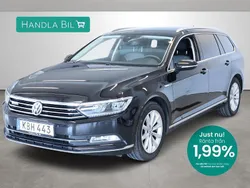 Svart Begagnad 2015 VW Passat Kombi | 184 900 kr (Marknadspris)