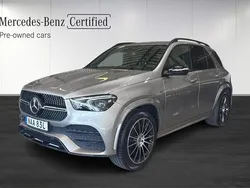 Silver (mojavesilver metallic) Begagnad 2020 Mercedes GLE350e AMG line SUV | 659 000 kr (Marknadspris)