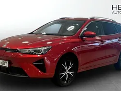 Röd (red) Begagnad 2022 MG MG5 EV Luxury Kombi | 219 900 kr (Lite dyr)
