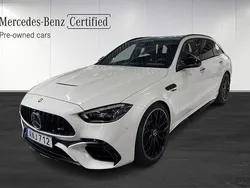 Vit Begagnad 2023 Mercedes C63 S E Performance AMG Kombi | 899 000 kr