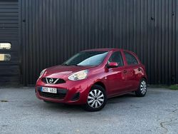 Röd Begagnad 2013 Nissan Micra Halvkombi | 49 900 kr (Marknadspris)